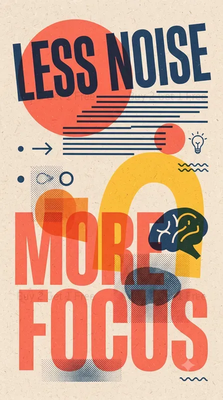 Modern Risograph Typography Posters