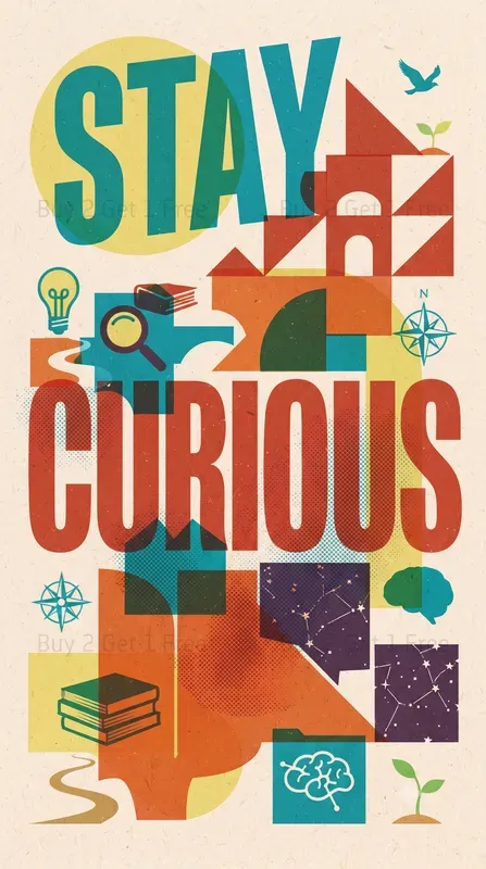 Modern Risograph Typography Posters