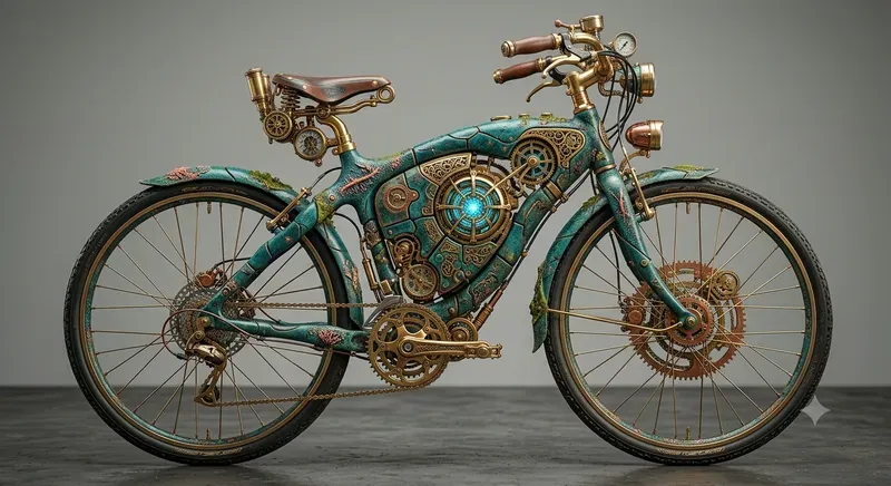 Surreal Biomechanical Steampunk Art