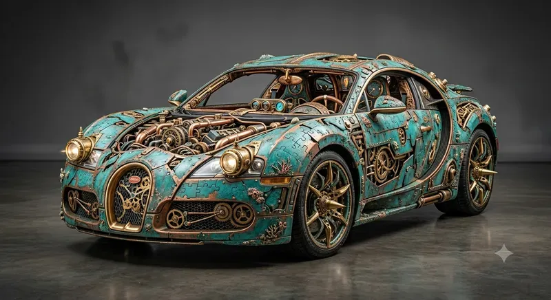 Surreal Biomechanical Steampunk Art