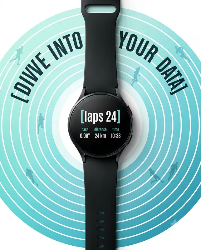 Smartwatch UI Radial Concept Ads