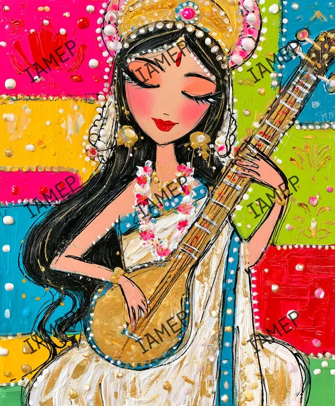 Colorful Sacred Folkpop Art