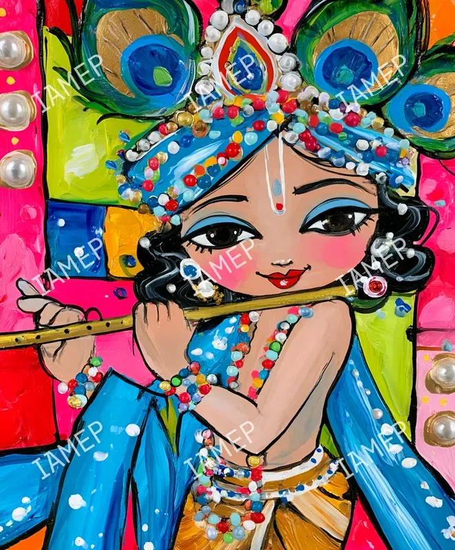 Colorful Sacred Folkpop Art