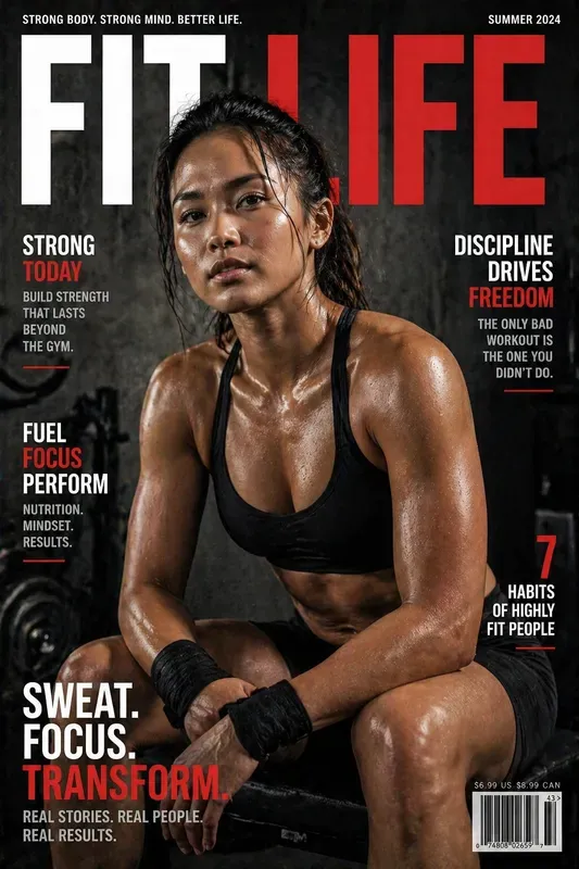 Fitness Magazine Cover Pros