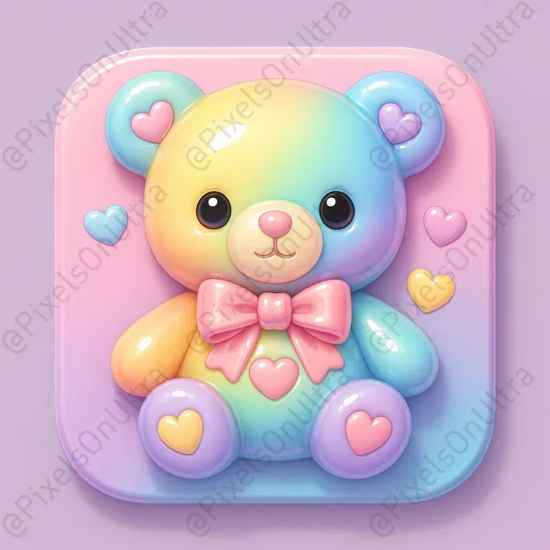 Chibi Glossy Thumbnail Toy Icons