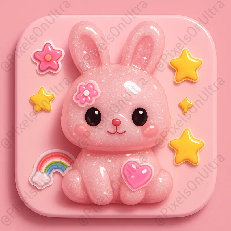 Chibi Glossy Thumbnail Toy Icons