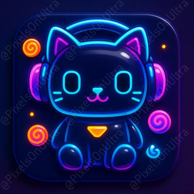 Chibi Glossy Thumbnail Toy Icons