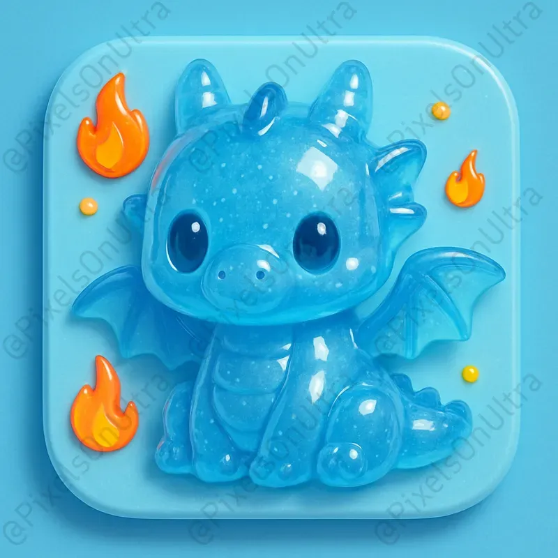 Chibi Glossy Thumbnail Toy Icons