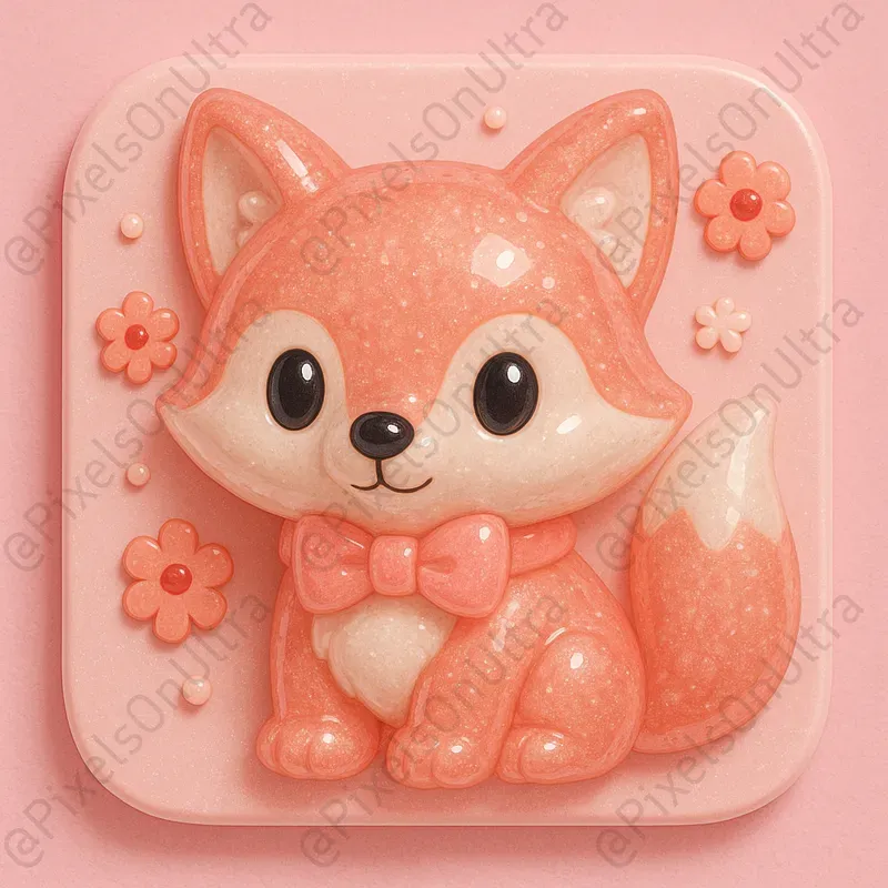 Chibi Glossy Thumbnail Toy Icons