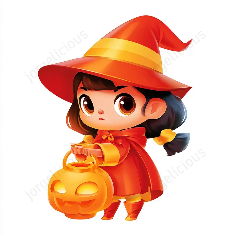 Cute Glossy Character Cliparts
