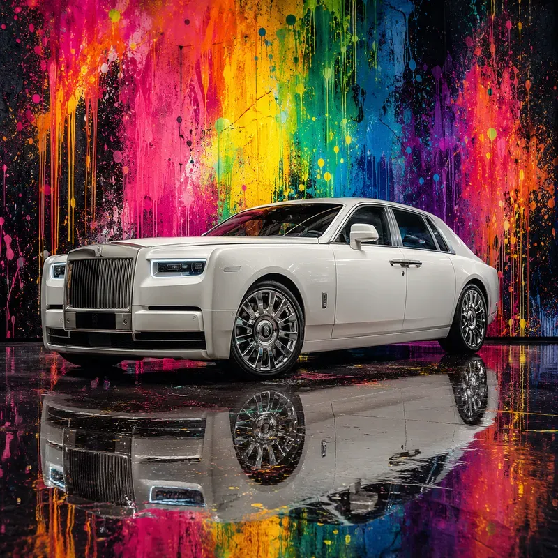 Luxury Cars Neon Art Collection Packs