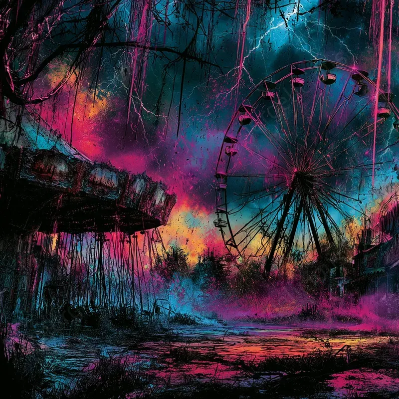 Dark Neon Album Covers And Posters