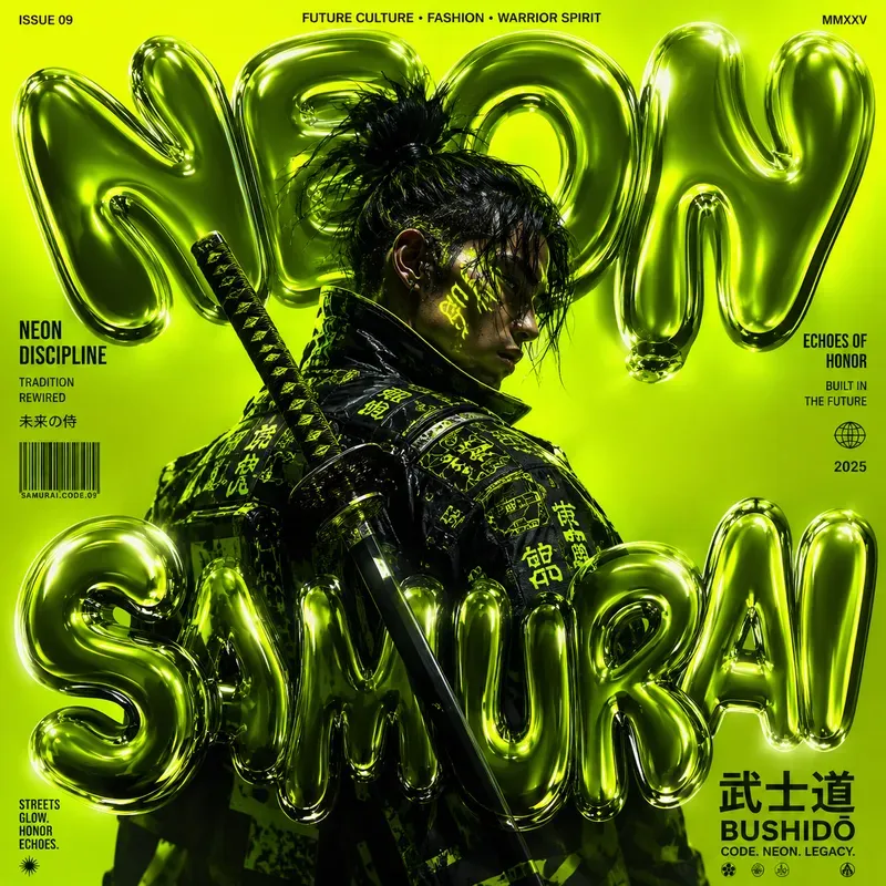 Neon Typography Posters