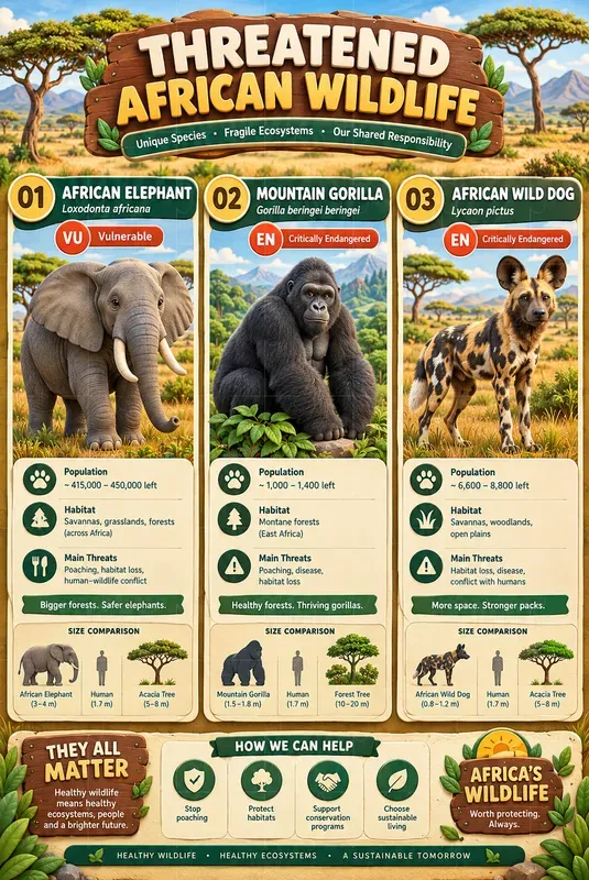 Endangered Animals Charts