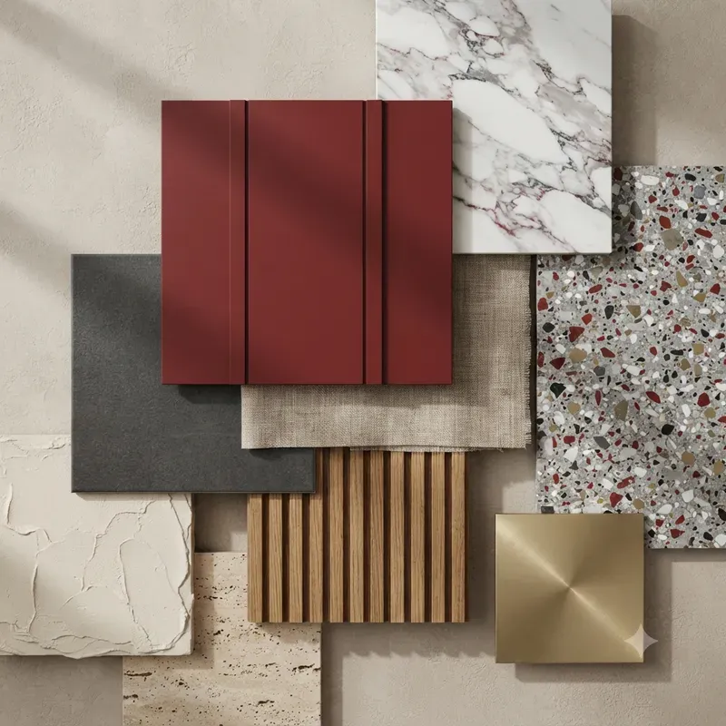Interior Material Color Moodboards