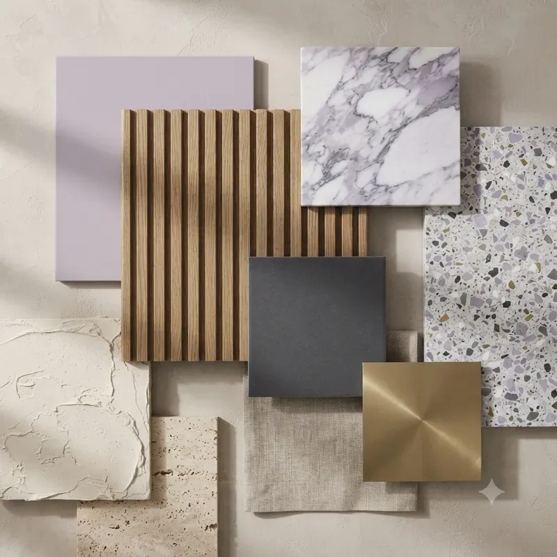 Interior Material Color Moodboards
