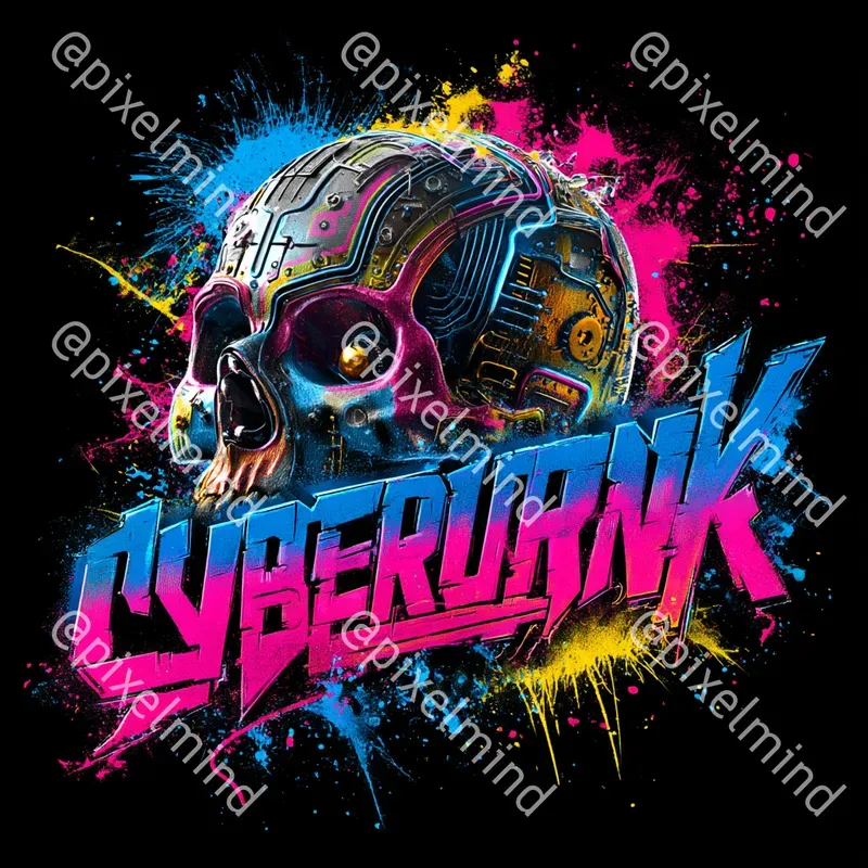 Futuristic Heavy Metal Tshirt Art