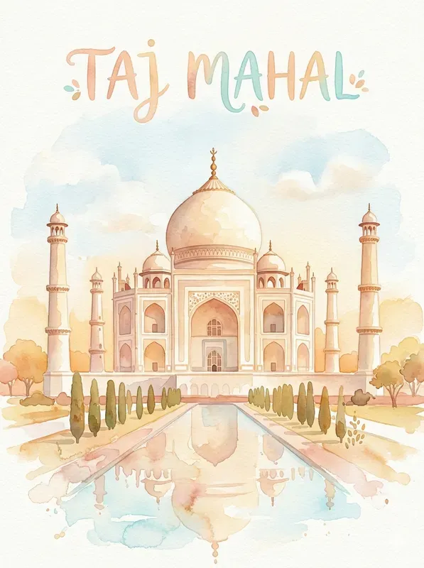 Soft Watercolor Travel Posters