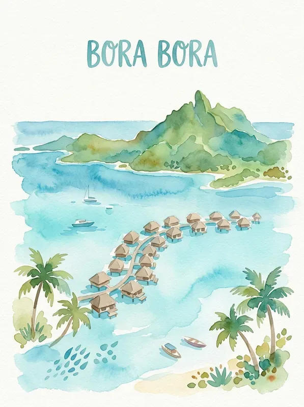 Soft Watercolor Travel Posters