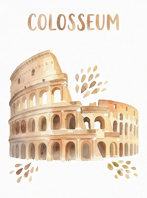 Soft Watercolor Travel Posters