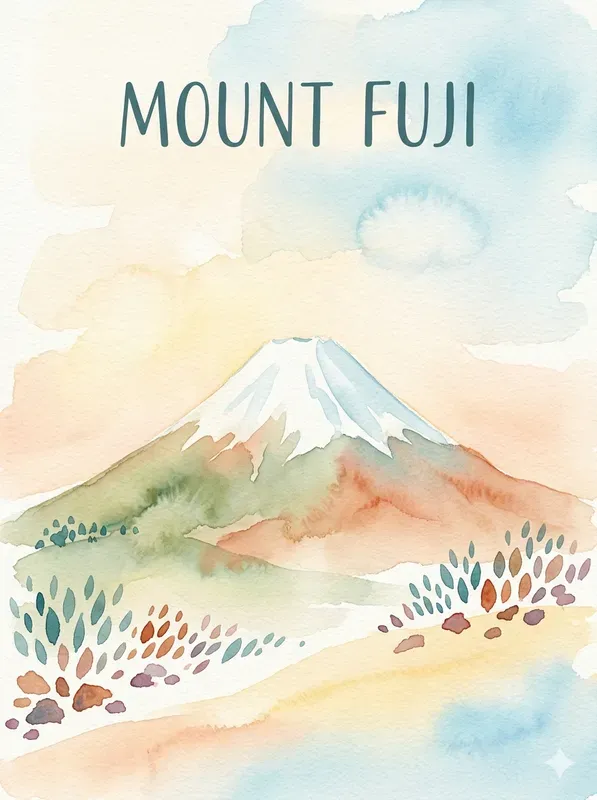 Soft Watercolor Travel Posters