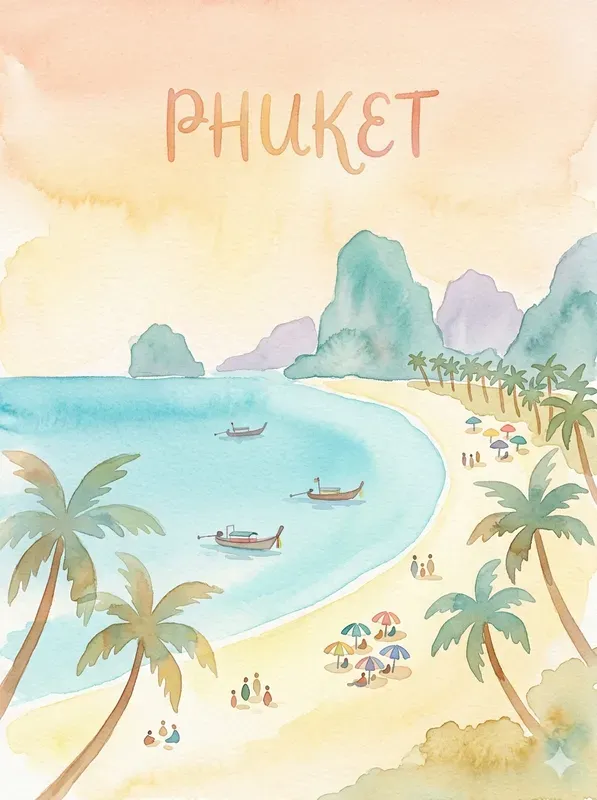Soft Watercolor Travel Posters