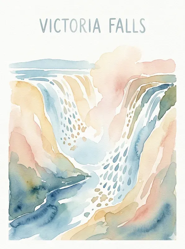 Soft Watercolor Travel Posters