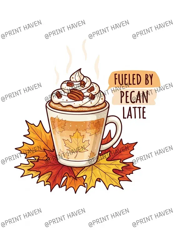 Autumn Food Print Designs For Apparel