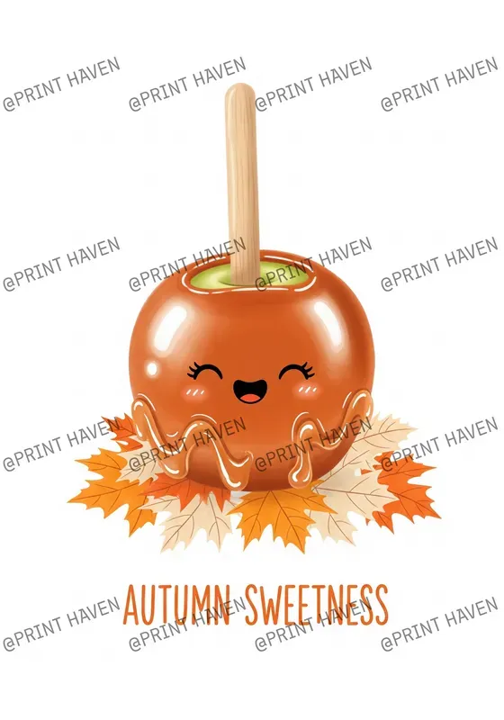 Autumn Food Print Designs For Apparel