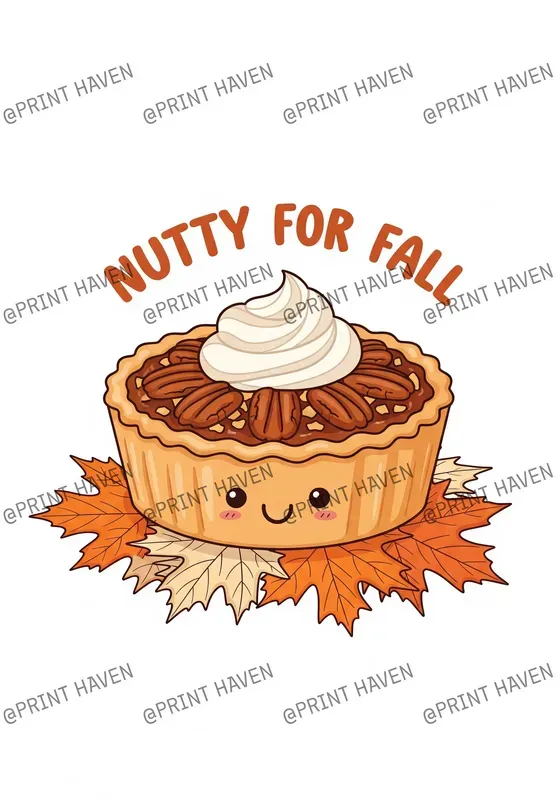 Autumn Food Print Designs For Apparel