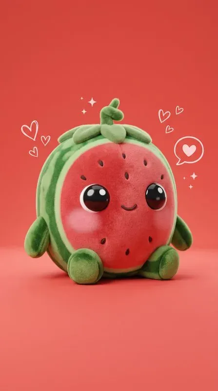 Adorable Kawaii Plush Fruit Characters