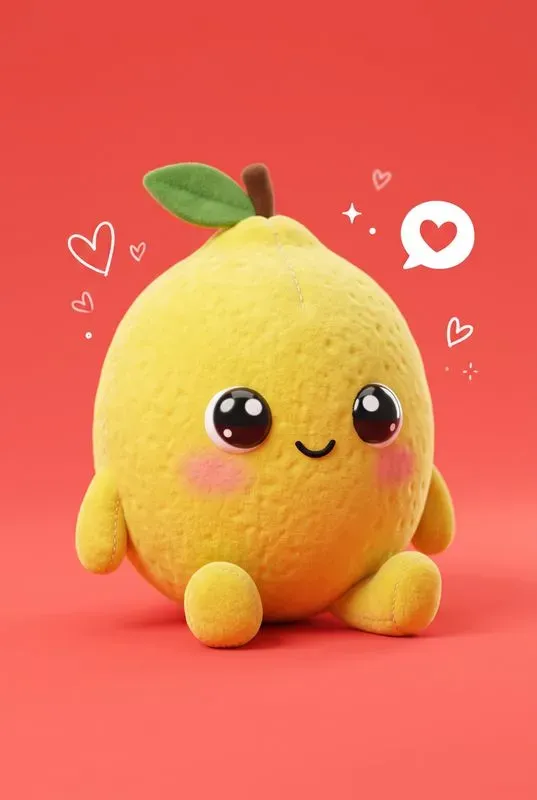Adorable Kawaii Plush Fruit Characters