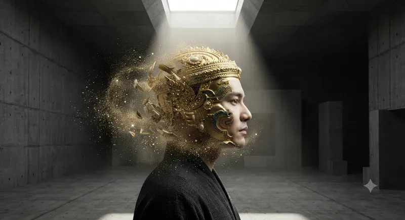 Surreal Thai Khon Mask Persona Art