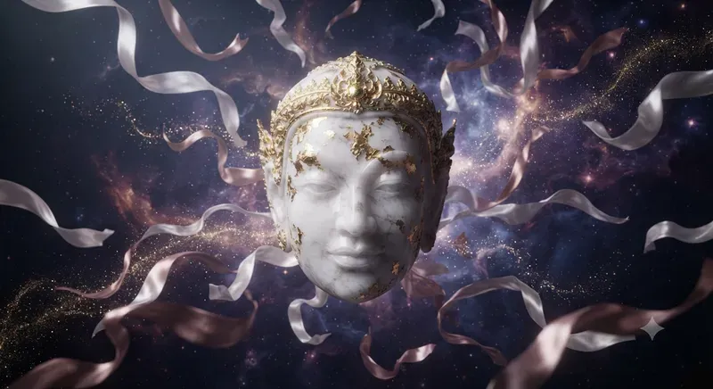 Surreal Thai Khon Mask Persona Art