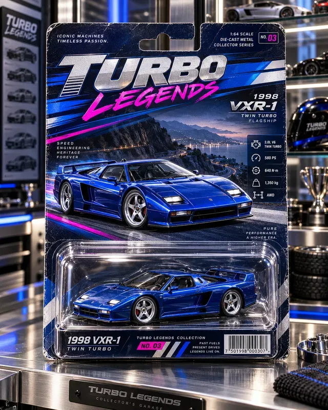 Retro Turbo Vehicle Collector Ads