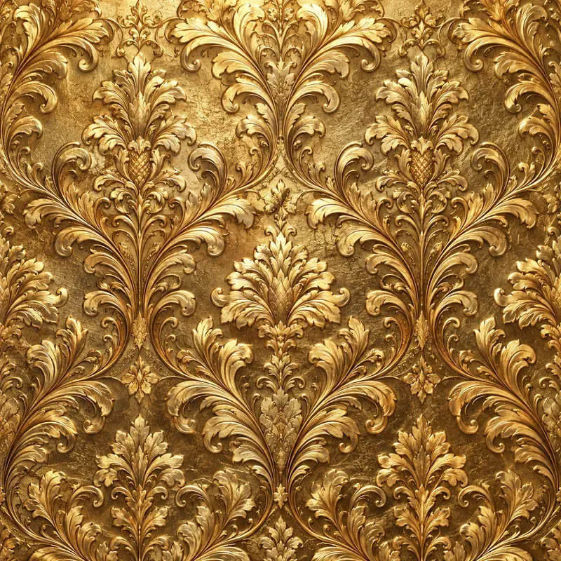 Luxury Embossed Metallic Foil Textures