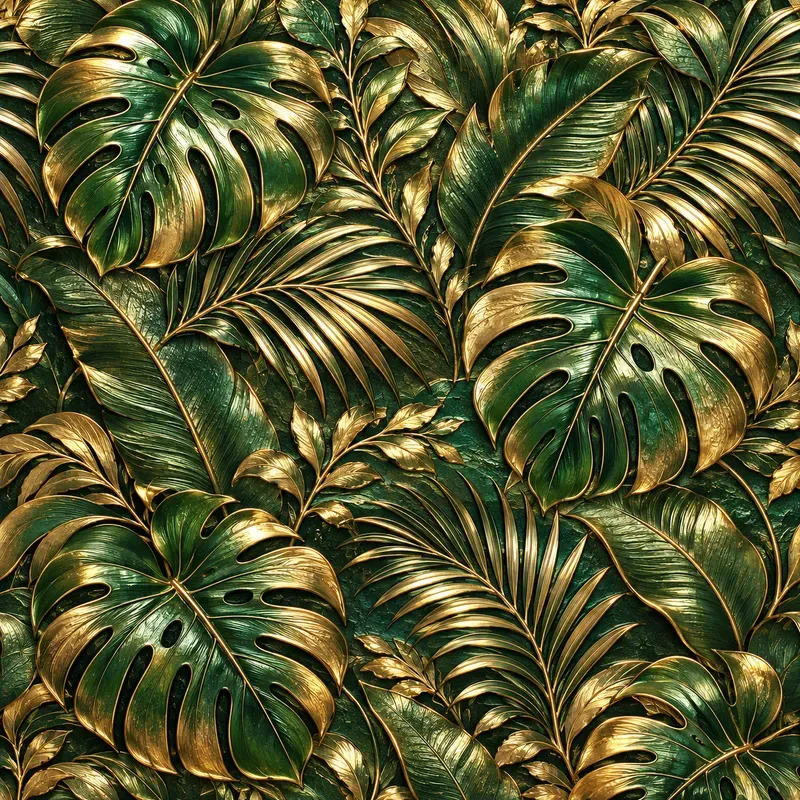 Luxury Embossed Metallic Foil Textures