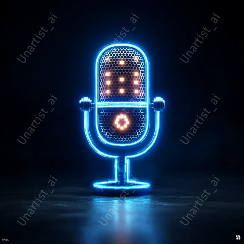 Minimalistic Neon Gaming Icons