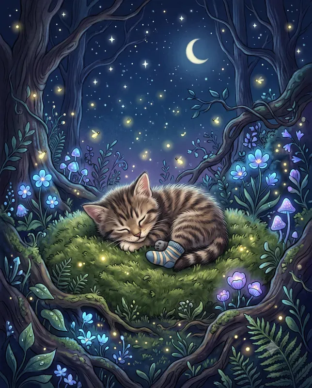 Magical Bedtime Storybook Illustrations