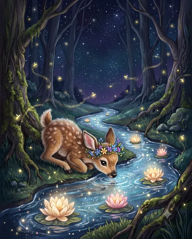 Magical Bedtime Storybook Illustrations