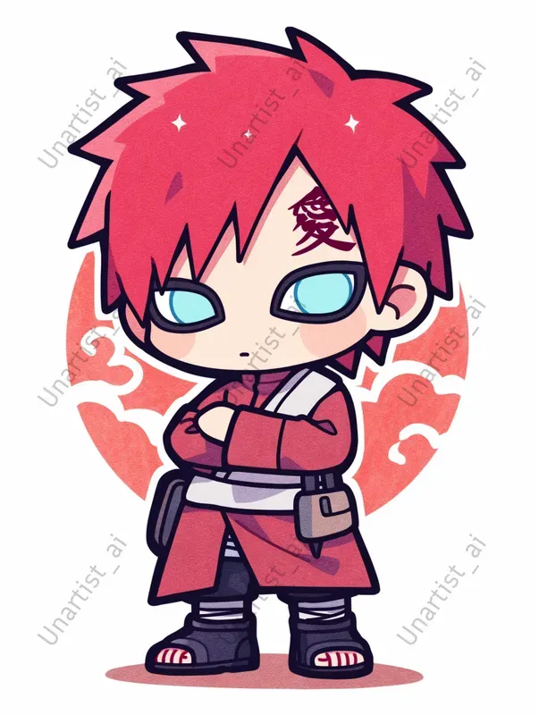 Naruto Chibi Character Illustrations