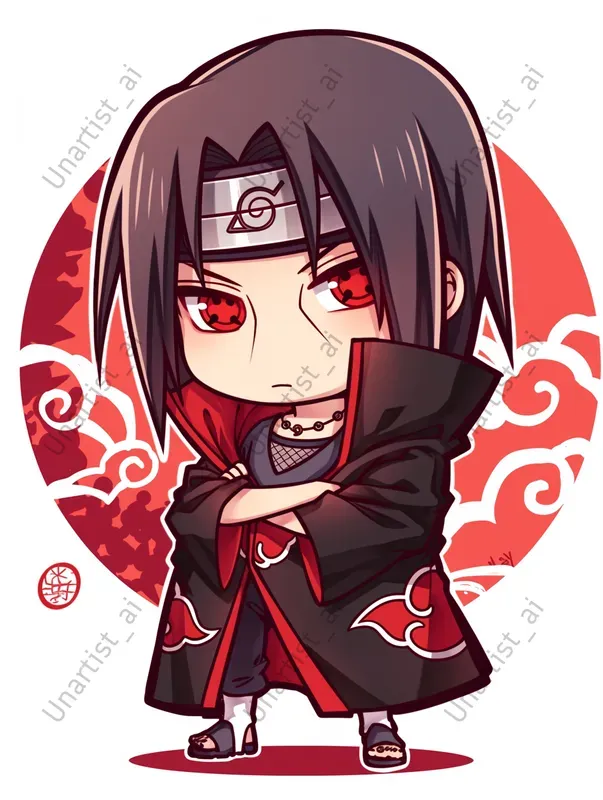 Naruto Chibi Character Illustrations
