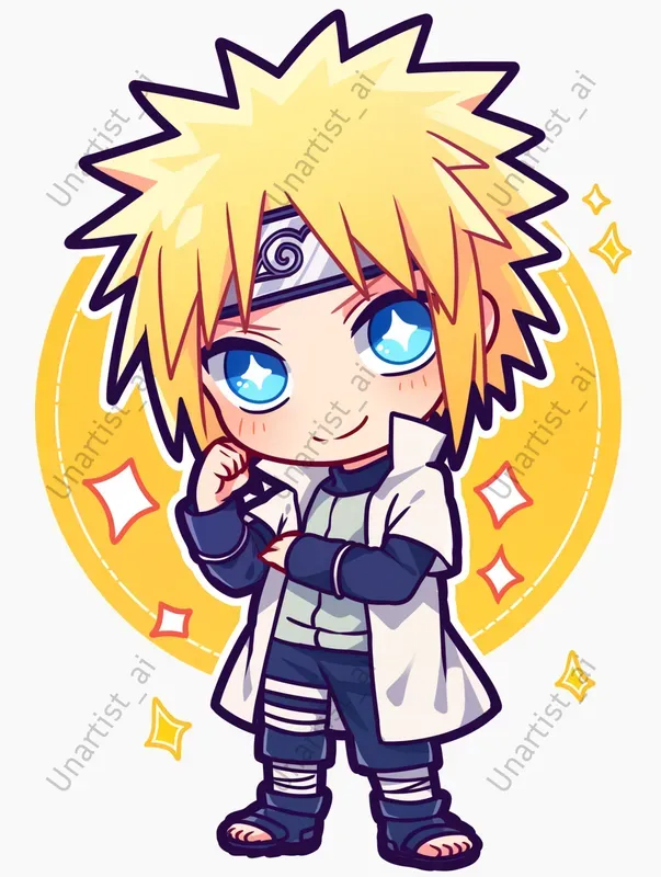 Naruto Chibi Character Illustrations
