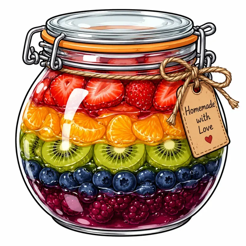 Whimsical Pantry Treasures Stickers