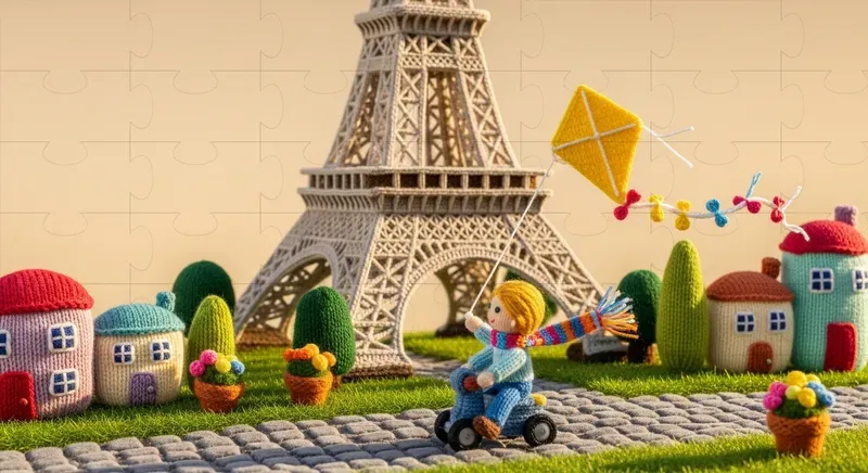 Knitted Yarn Landmarks
