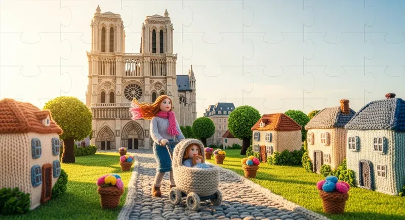 Knitted Yarn Landmarks