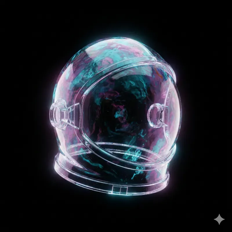 Prismatic Glassmorphism 3D Icons