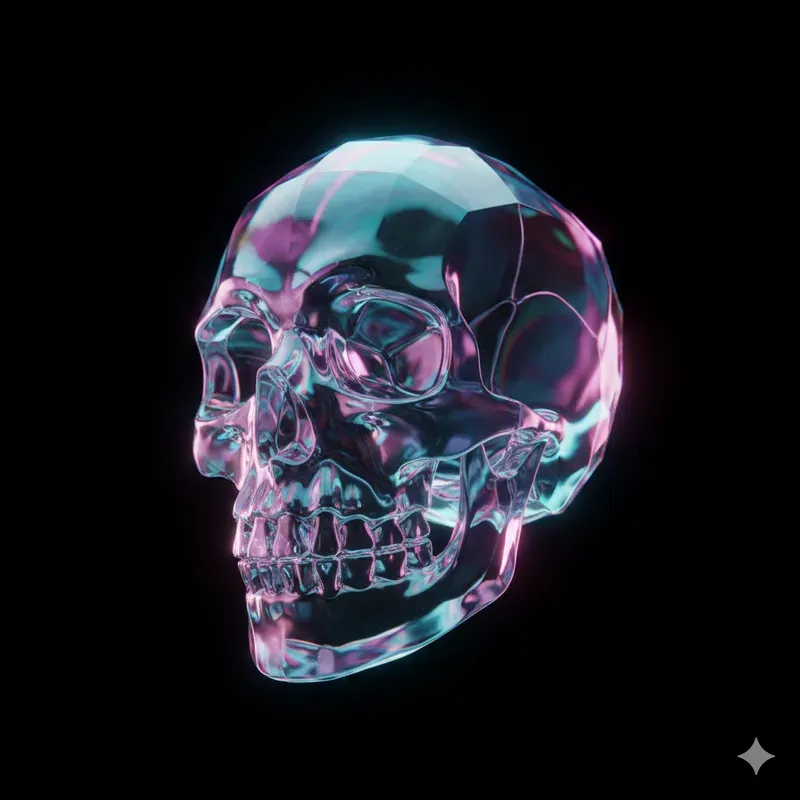 Prismatic Glassmorphism 3D Icons
