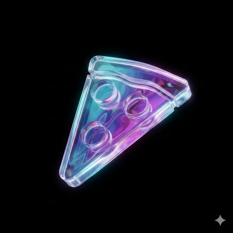 Prismatic Glassmorphism 3D Icons
