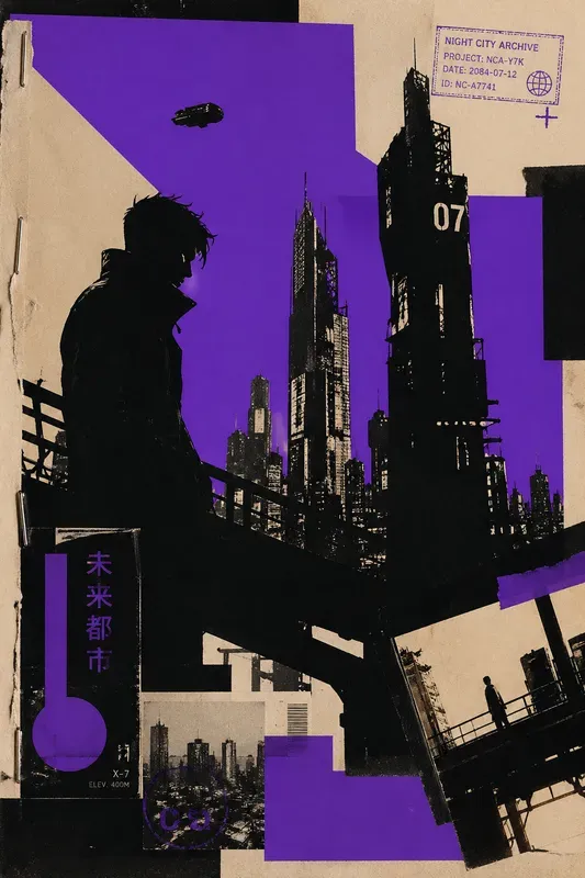 Avant Garde Silhouette Collages